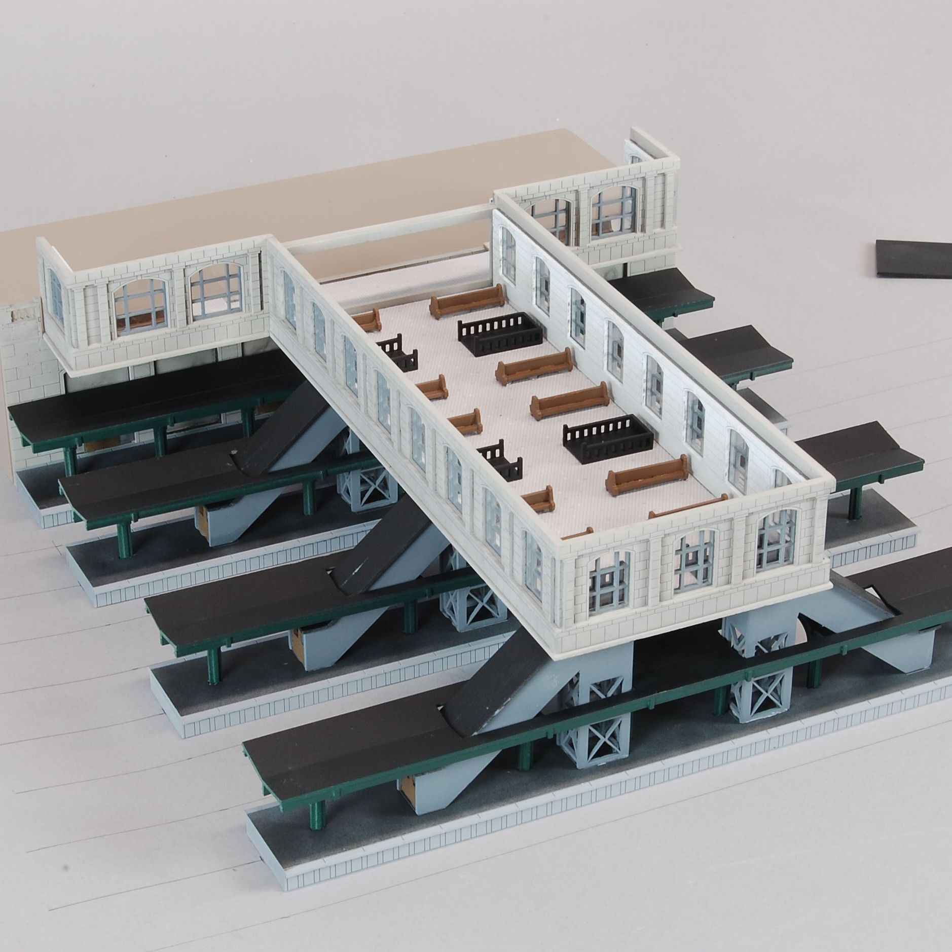 N City Station Concourse Custom Model Railroads 410-889-0010