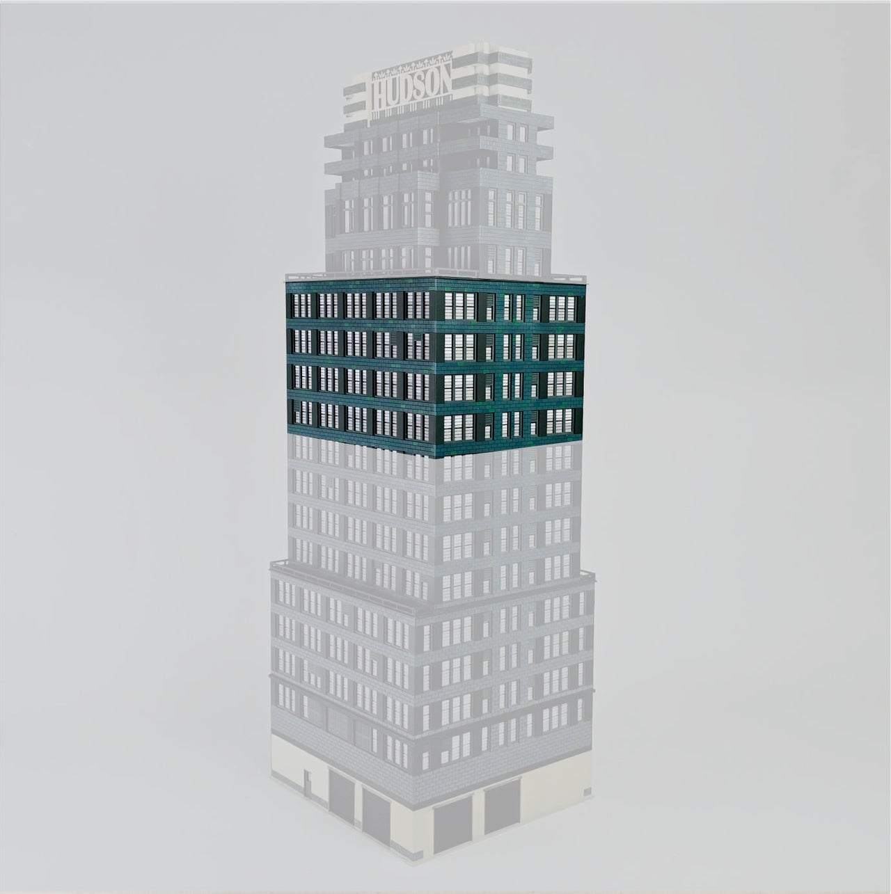 N Hudson Building Add On | Custom Model Railroads 410-889-0010